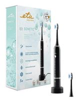Eta Schall-Zahnbürste für Erwachsene 40000 Bewegungen pro Minute  Sonetic (Schwarz) f&uuml;r 86,96 Euro