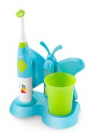 Eta Rotierende-vibrierende Zahnbürste für Kinder 4500 Bewegungen pro Minute  Zubnicka  Kids (Blau, Grün, Weiß) f&uuml;r 14,99 Euro