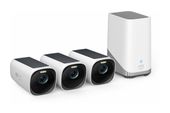 Eufy 3840 x 2160 Pixel IP-Sicherheitskamera IP65, IP67 Außen Nachtsicht  EufyCam 3 S330 3-Cam Kit (Schwarz, Weiß) f&uuml;r 442,00 Euro