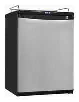 Exquisit 163 l Tischkühlschrank EEK: G 173 kWh Jahr  BK160-HE-300G (Schwarz, Edelstahl) f&uuml;r 389,00 Euro