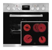Exquisit Herdset 59 l mit 60 cm Glaskeramik Kochfeld EHE 157-2 URBZ-Set f&uuml;r 432,00 Euro