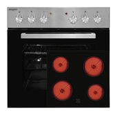 Exquisit Herdset 59 l mit 60 cm Glaskeramik Kochfeld EHE146-2.1-Set f&uuml;r 349,00 Euro