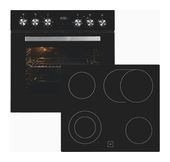 Exquisit Herdset 59 l mit 60 cm Glaskeramik Kochfeld EHE157-UBZ-020 f&uuml;r 438,00 Euro