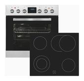 Exquisit Herdset 75 l mit 60 cm Glaskeramik Kochfeld EHE185-HBZ-020 f&uuml;r 488,00 Euro