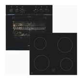 Exquisit Herdset 59 l mit 60 cm Glaskeramik Kochfeld EHE256-U-020 f&uuml;r 342,00 Euro