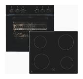 Exquisit Herdset 59 l mit 60 cm Glaskeramik Kochfeld EHE256-U-020 f&uuml;r 399,00 Euro
