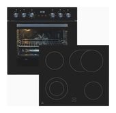 Exquisit Herdset 75 l mit 60 cm Glaskeramik Kochfeld EHE258-UBZ-020 f&uuml;r 446,00 Euro