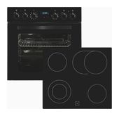Exquisit Herdset 75 l mit 60 cm Glaskeramik Kochfeld EHE285-HBZ-020 f&uuml;r 440,00 Euro