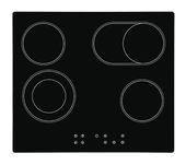Exquisit 58 cm Glaskeramik Kochfeld/Herdplatte 4 Zone(n) EKC601-2.1 BZ autarkes f&uuml;r 182,96 Euro