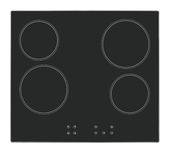 Exquisit 58 cm Glaskeramik Kochfeld/Herdplatte 4 Zone(n) EKC601-Rsw-020 autarkes f&uuml;r 180,96 Euro
