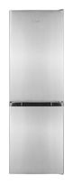 Exquisit 109 l / 48 l Kühl-Gefrierkombi freistehend 121 kWh Jahr  KGC231-60-E-050C (Schwarz, Edelstahl) f&uuml;r 388,00 Euro