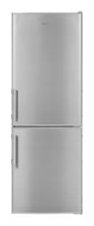 Exquisit 121 l / 52 l Kühl-Gefrierkombi freistehend 155 kWh Jahr  KGC233-60-HE-040D (Edelstahl) f&uuml;r 405,00 Euro