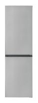 Exquisit 165 l / 82 l Kühl-Gefrierkombi freistehend NoFrost 181 kWh Jahr  KGC250-85-NF-040D (Edelstahl) f&uuml;r 466,00 Euro