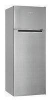 Exquisit 169 l / 37 l Kühl-Gefrierkombi freistehend 137 kWh Jahr  KGC270-45-040D (Edelstahl) f&uuml;r 358,00 Euro