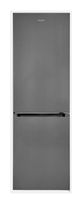 Exquisit 224 l / 113 l Kühl-Gefrierkombi freistehend NoFrost 163 kWh Jahr  KGC340-115-NF-040C (Edelstahl) f&uuml;r 578,00 Euro