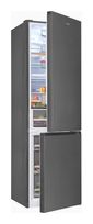 Exquisit 264 l / 113 l Kühl-Gefrierkombi freistehend NoFrost 107 kWh Jahr  KGC380-115-NF-040A (Edelstahl) f&uuml;r 838,00 Euro