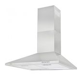 Exquisit Abluft/Umluft Dunstabzugshaube/Esse Wand 60 cm (Metallisch) KH60-8.3 f&uuml;r 131,96 Euro