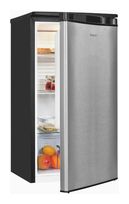 Exquisit 75 l Kühlschrank freistehend EEK: E 84 kWh Jahr  KS85-V-091E (Edelstahl) f&uuml;r 219,96 Euro