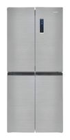 Exquisit Side-by-Side Kühl-/ Gefrierkombination 271 l / 150 l 182 kWh NoFrost 1800 mm x 795 mm  MD425-150-040C (Schwarz, Edelstahl) f&uuml;r 848,00 Euro