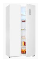 Exquisit Side-by-Side Kühl-/ Gefrierkombination 291 l / 151 l 230 kWh NoFrost 1770 mm x 910 mm  SBS46-040D (Weiß) f&uuml;r 656,00 Euro