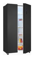 Exquisit Side-by-Side Kühl-/ Gefrierkombination 291 l / 148 l 287 kWh NoFrost 1770 mm x 910 mm  SBS46-040E (Schwarz) f&uuml;r 627,00 Euro