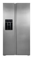 Exquisit Side-by-Side Kühl-/ Gefrierkombination 344 l / 169 l 306 kWh NoFrost 1775 mm x 910 mm  SBS520-CF-040E (Schwarz, Edelstahl) f&uuml;r 1.098,00 Euro