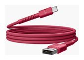 Fresh 'n Rebel Stecker Rundkabel USB A auf USB C bis 18 W 2 m  2UCC201BR (Rot) f&uuml;r 16,46 Euro