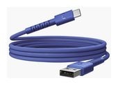 Fresh 'n Rebel Stecker Rundkabel USB A auf USB C bis 18 W 2 m  2UCC201TB (Blau) f&uuml;r 16,46 Euro