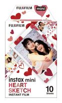 Fujifilm instax MINI Heart Sketch f&uuml;r 12,99 Euro