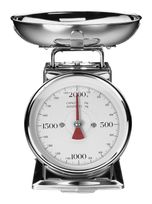 Gastroback Mechanische Küchenwaage bis 2 kg Genauigkeit 10 g  30102 Classic (Edelstahl) f&uuml;r 42,46 Euro