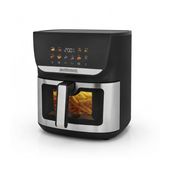 Gastroback Heißluftfritteuse 8 l 2000 W  42585 Heat & Crisp Family (Schwarz, Edelstahl) f&uuml;r 99,46 Euro