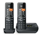 Gigaset Analoges/DECT-Telefon  Comfort 550A Duo (Schwarz) f&uuml;r 94,46 Euro