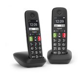 Gigaset Analoges Telefonmobilteil  E290 Duo (Schwarz) f&uuml;r 53,46 Euro