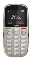 Gigaset 2G Smartphone 5,59 cm (2.2 Zoll) 0,3 MP Single SIM (Titanium silver) GL395 f&uuml;r 31,96 Euro