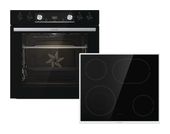 Gorenje Herdset maxi AutoClean Ecoclean mit 60 cm Glaskeramik Kochfeld Black Set 4 (BCX6737E05BG + ECD634X) f&uuml;r 500,00 Euro