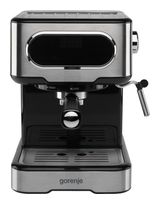 Gorenje Siebträger Kaffeemaschine 15 bar  ESCM15DBK (Schwarz, Edelstahl) f&uuml;r 127,96 Euro