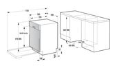 Gorenje 60 cm Geschirrspüler teilintegriert (ohne Front) Sehr leise 16 Maßgedecke aquaStop Funktion Auto Open GI663A97X f&uuml;r 599,00 Euro