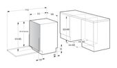Gorenje 60 cm Geschirrspüler vollintegriert (ohne Front) Leise 16 Maßgedecke aquaStop Funktion Auto Open GV643D90 f&uuml;r 474,00 Euro