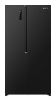 Gorenje Side-by-Side Kühl-/ Gefrierkombination 347 l / 197 l 317 kWh NoFrost 1786 mm x 911 mm  NRS917E41BX (Schwarz) f&uuml;r 637,00 Euro