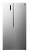 Gorenje Side-by-Side Kühl-/ Gefrierkombination 347 l / 197 l 317 kWh NoFrost 1786 mm x 911 mm  NRS917E41XSI (Grau) f&uuml;r 637,00 Euro