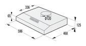 Gorenje Abluft/Umluft Dunstabzugshaube/Esse Unterbau 60 cm (Weiß) WHU629EW/S f&uuml;r 120,99 Euro