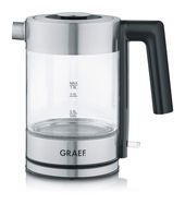 Graef 1,0 l Wasserkocher 2000 W (Schwarz, Edelstahl, Transparent) WK300 f&uuml;r 79,96 Euro