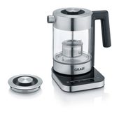 Graef 1,0 l Wasserkocher 2000 W (Schwarz, Edelstahl, Transparent) WK350 f&uuml;r 97,46 Euro