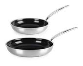 GreenPan  Premiere Bratfpannenset 2-er Set 20+28cm (Silber) f&uuml;r 154,96 Euro