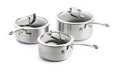 GreenPan  Premiere Stielkasserollenset 3-teilig (Silber) f&uuml;r 219,96 Euro