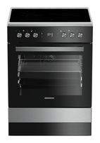 Grundig Freistehender Herd Elektro groß Zweikreisgrill mit Glaskeramik Kochfeld GFBM23420XC f&uuml;r 1.049,00 Euro