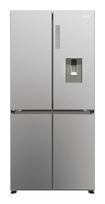 Haier Side-by-Side Kühl-/ Gefrierkombination 307 l / 156 l 290 kWh NoFrost 1815 mm x 833 mm  HCR3818EWMM (Platin, Edelstahl) f&uuml;r 1.049,00 Euro