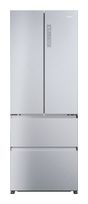Haier Side-by-Side Kühl-/ Gefrierkombination 306 l / 140 l 298 kWh NoFrost 1900 mm x 700 mm  HFR5719ENMG (Silber) f&uuml;r 958,00 Euro