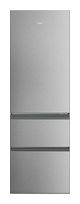 Haier 235 l / 125 l Kühl-Gefrierkombi freistehend NoFrost 173 kWh Jahr  HTR3618CNMG (Silber) f&uuml;r 599,00 Euro