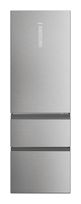 Haier 235 l / 125 l Kühl-Gefrierkombi freistehend NoFrost 217 kWh Jahr  HTW5618DNMG (Silber) f&uuml;r 805,00 Euro